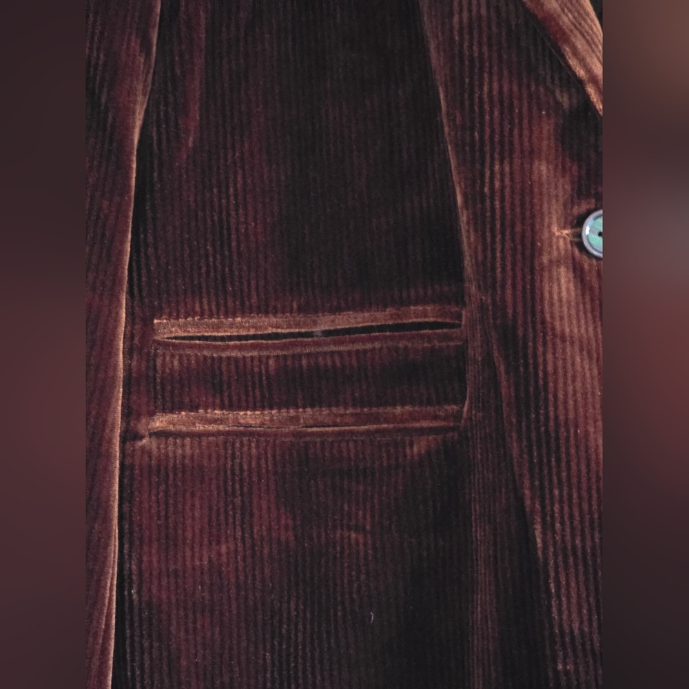 NEW See U Soon Brown Corduroy Blazer - Picture 4 of 11